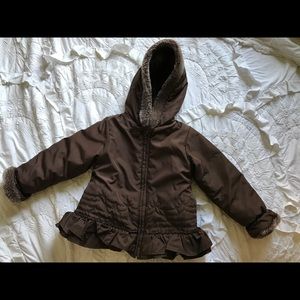 Girls’ Brown London Fog Jacket